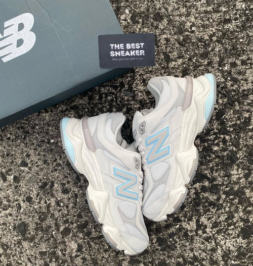 NEW BALANCE 9060 AZUL-BEIGE - DAMA