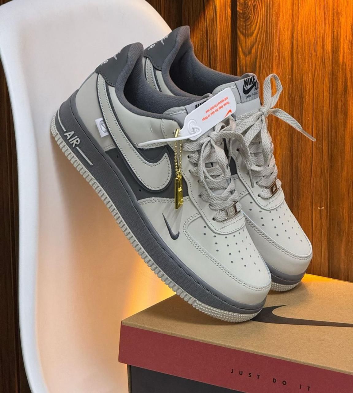 NIKE AIR FORCE 1 GRAY - CABALLERO